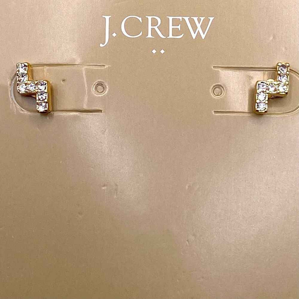 J.crew crystal stud earrings